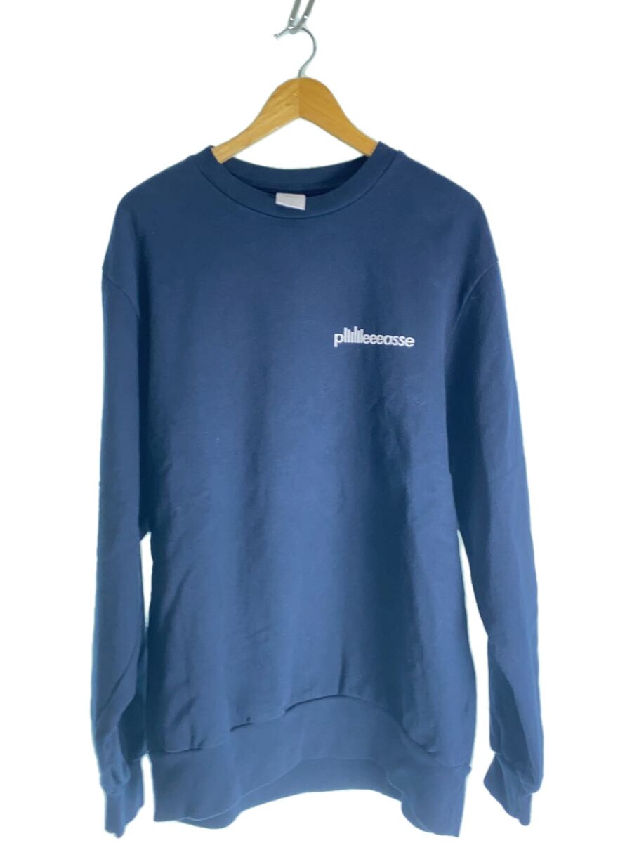 【中古】plllllleeeasse◆流汗/L/綿織物/NVY/無地【メンズウェア】