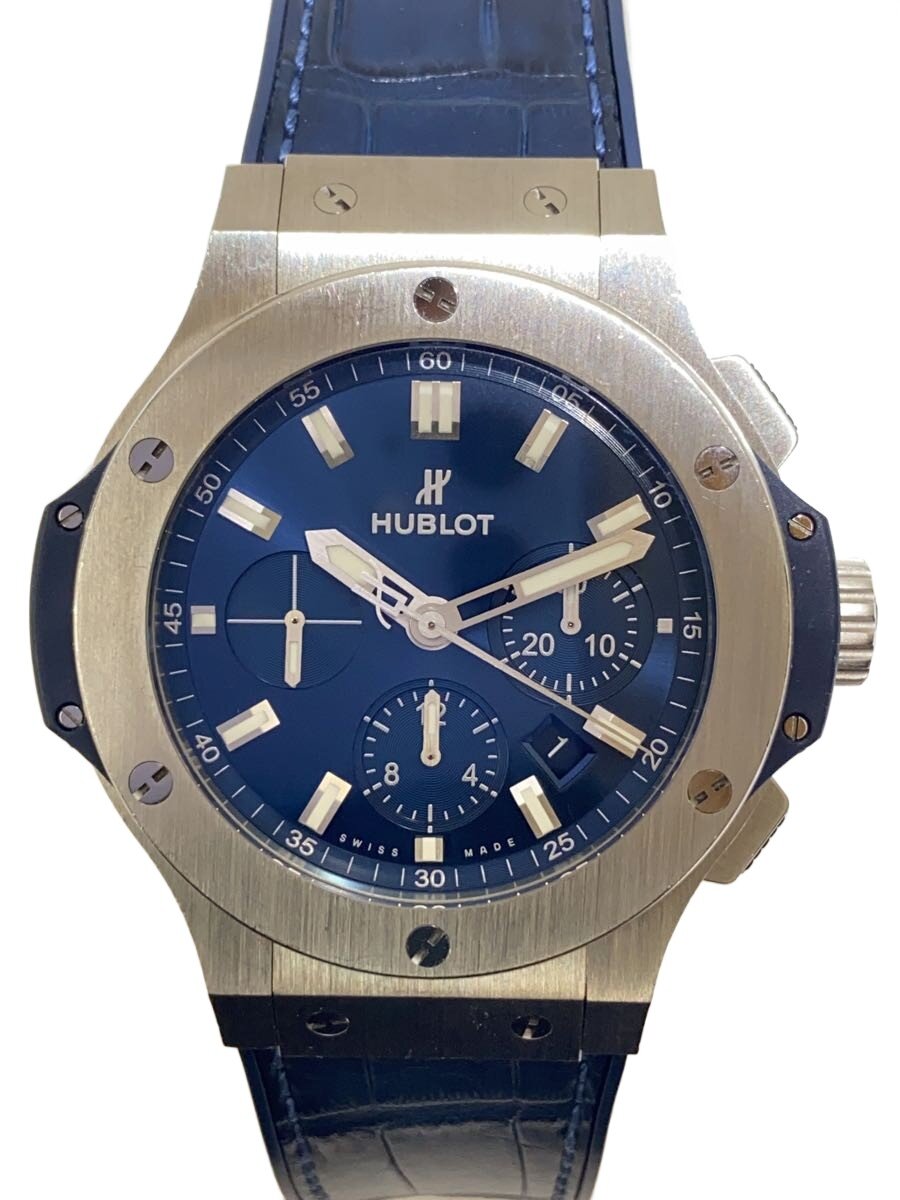 【中古】HUBLOT◆ベゼル裏蓋・バックル擦れ傷あり/ビッグバン/スチール写真青碧/301.SX.7170 LR//【服飾雑貨他】