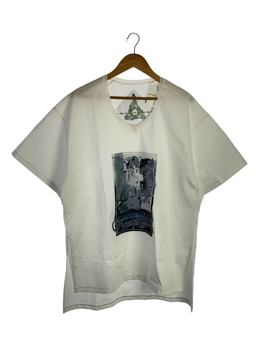 【中古】BALMUNG◆グラフィックビッグプルオーバー/半袖プルオーバー/--/--/WHT【メンズウェア】