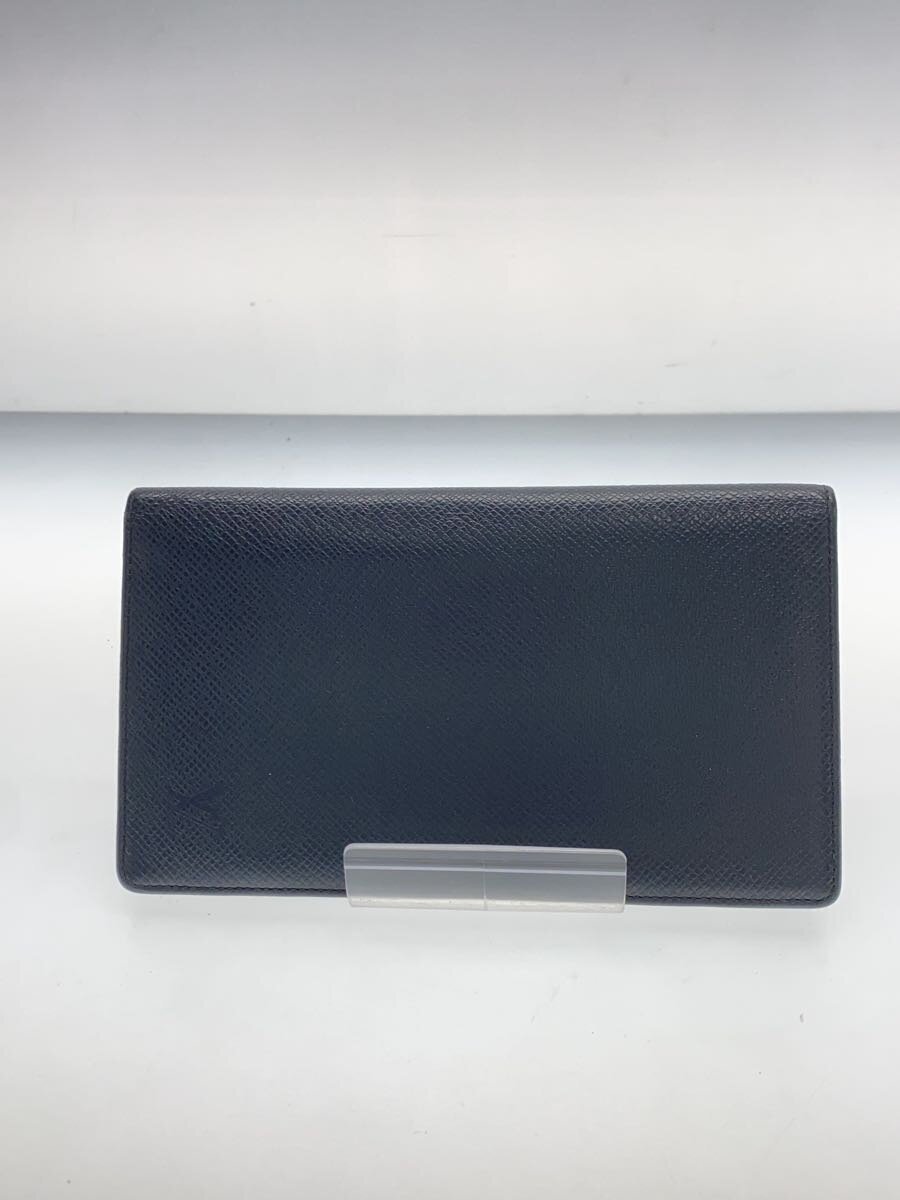 【中古】LOUIS VUITTON◆ポルト・カルト・クレディ/長財布/レザー/BLK/レディース//【服飾雑貨他】