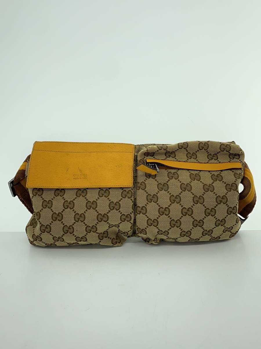 【中古】GUCCI◆ウエストバッグ_GGキャンバス/キャンバス/BEG【バッグ】｜2ｎｄ STREET 店