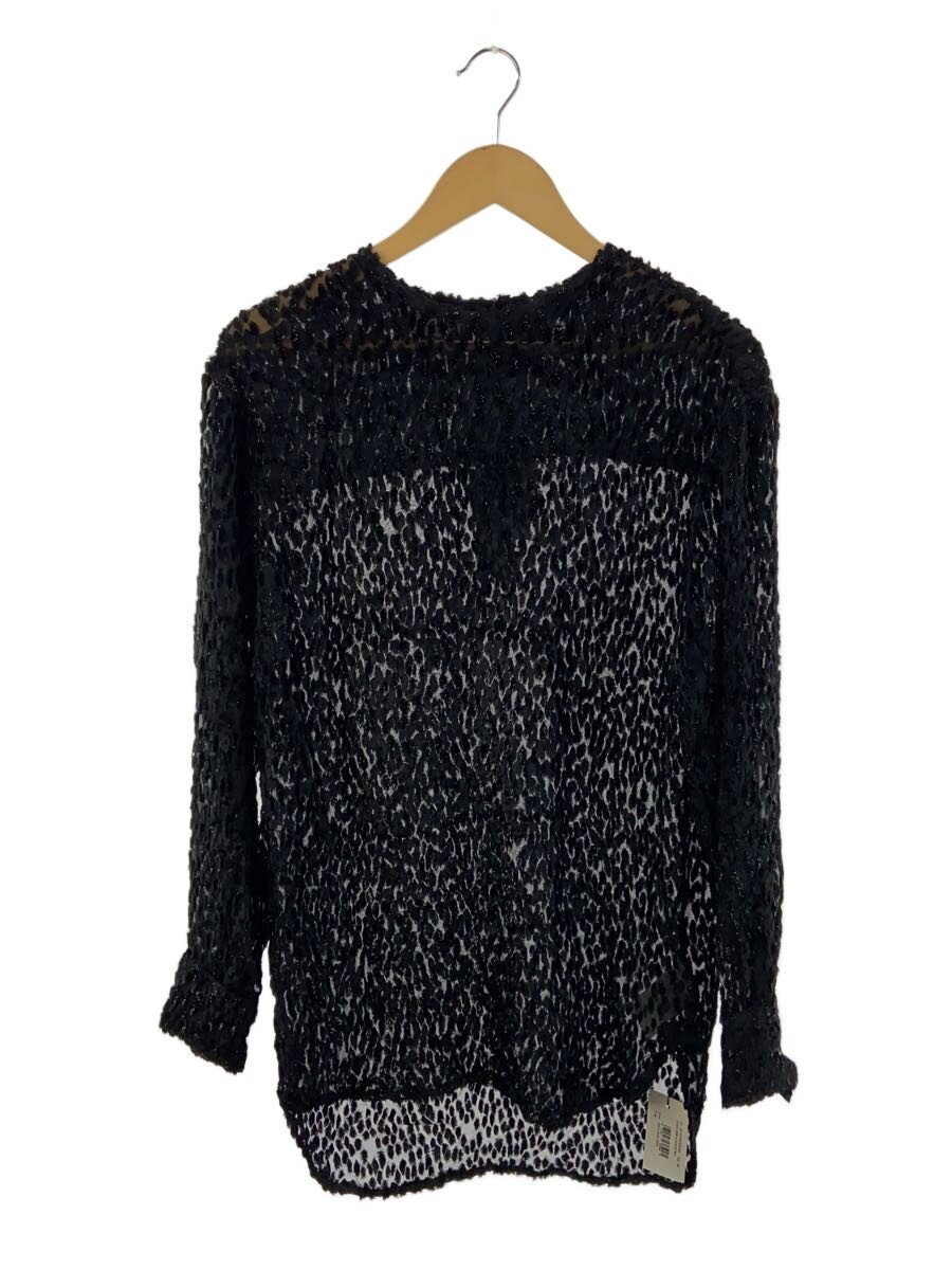 【中古】DRIES VAN NOTEN◆長袖トップ/XS/人絹/BLK/222-010749-5038-900【レディースお召しもの】