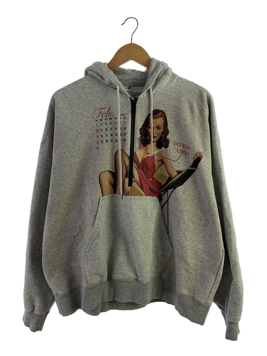 【中古】DAIRIKU◆ダイリク/20AW/Pinup Girl Half zip Hoodie/M/コットン/グレー/20AW R-1//【メンズウェア】｜2ｎｄ STREET 店 8,932円