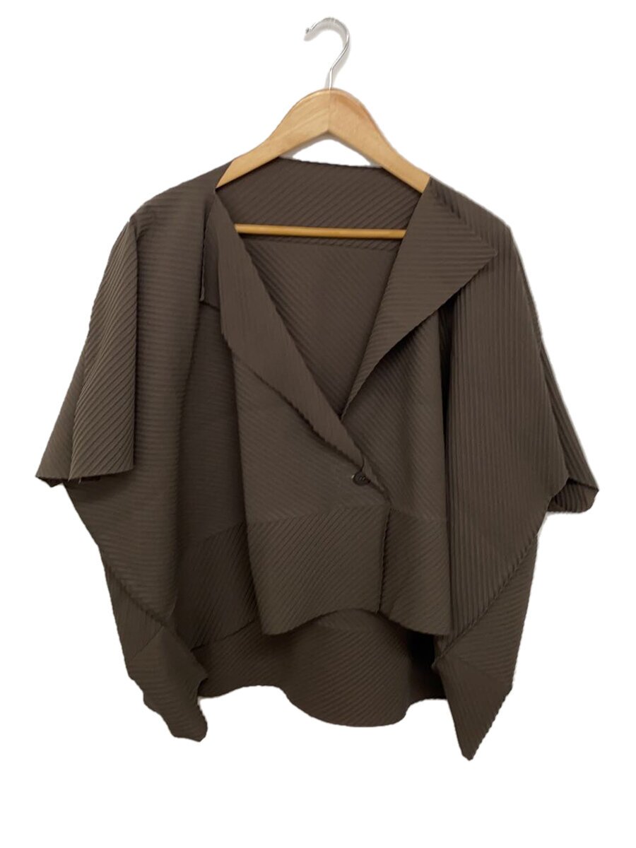 【中古】me ISSEY MIYAKE◆トップス/--/ポリエステル/BRW/MI94KO518【レディース御召しもの】
