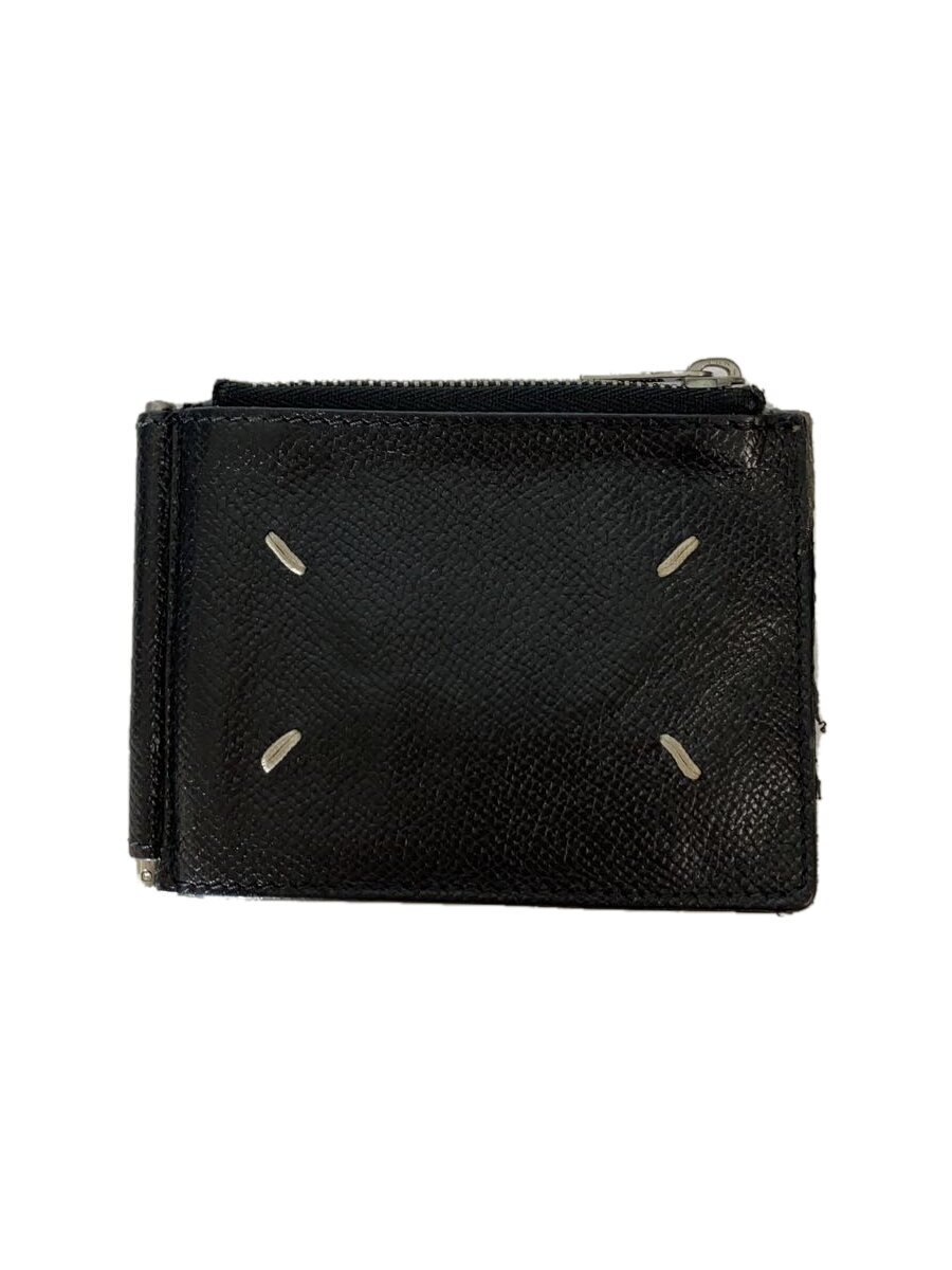 【中古】Maison Margiela◆Money Clip Wallet/イタリア製/先だつものゼムクリップ/2つ折り紙入れ/なめし革/S35U10447【服飾雑貨他】
