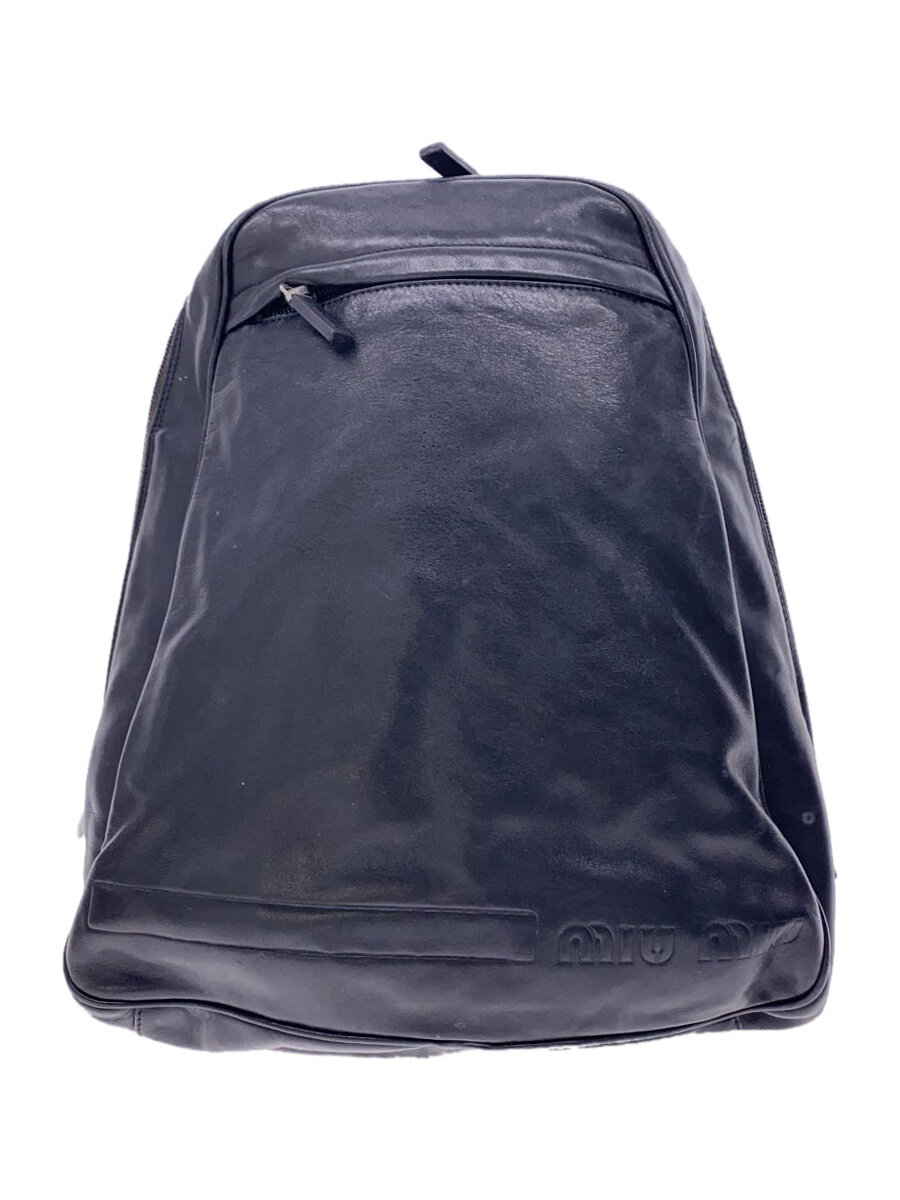 【中古】MIU MIU◆leather sling bag(1999FW)/アーカイヴ/レザー/BLK/無地//【バッグ】|2nd STREET 店