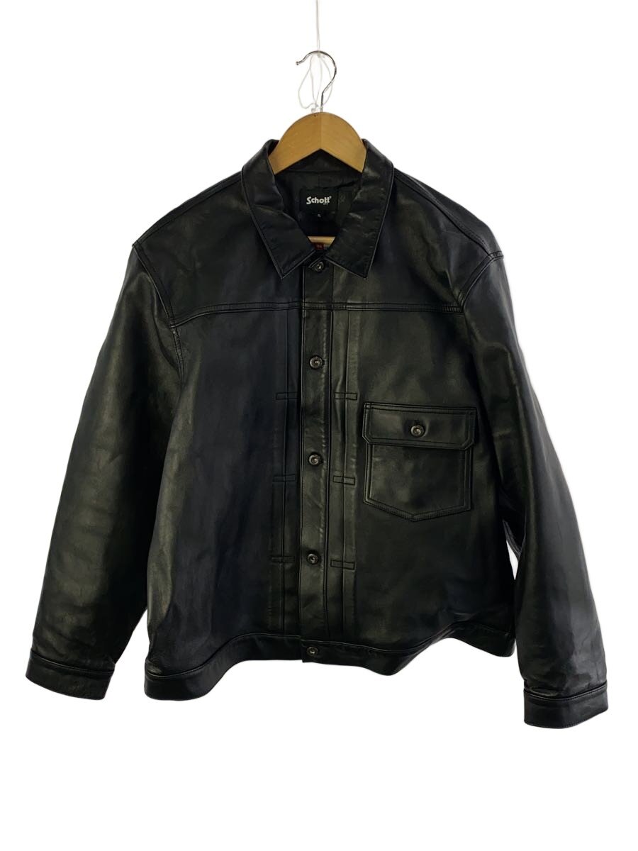 【中古】Schott◆シングルライダースジャケット/XL/羊革/BLK/無地/782-3950128【メンズウェア】｜2ｎｄ STREET 店 83,160円
