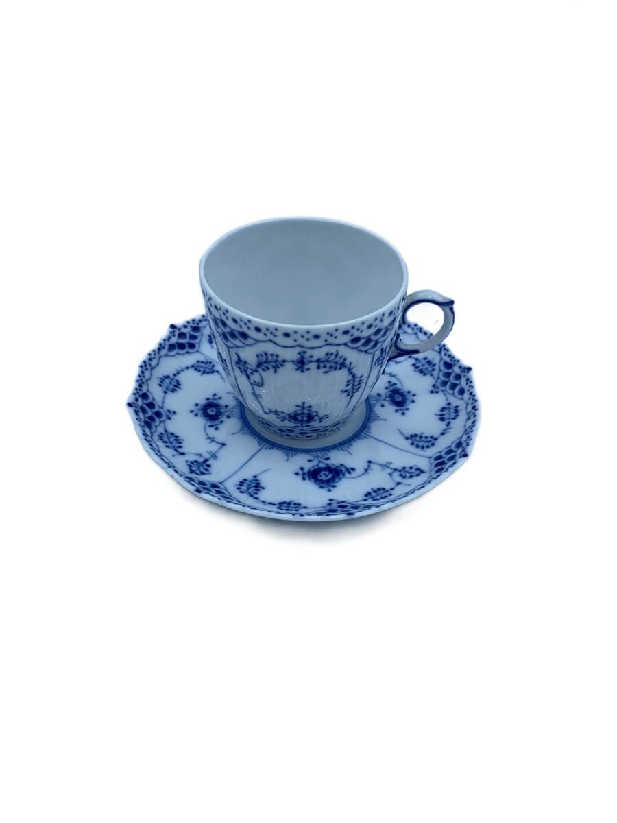 【中古】ROYAL COPENHAGEN◆ブルーフルーテッド 盛りだくさんスピード競技/優勝杯\u0026平円盤/BLU【御厨子所備品】