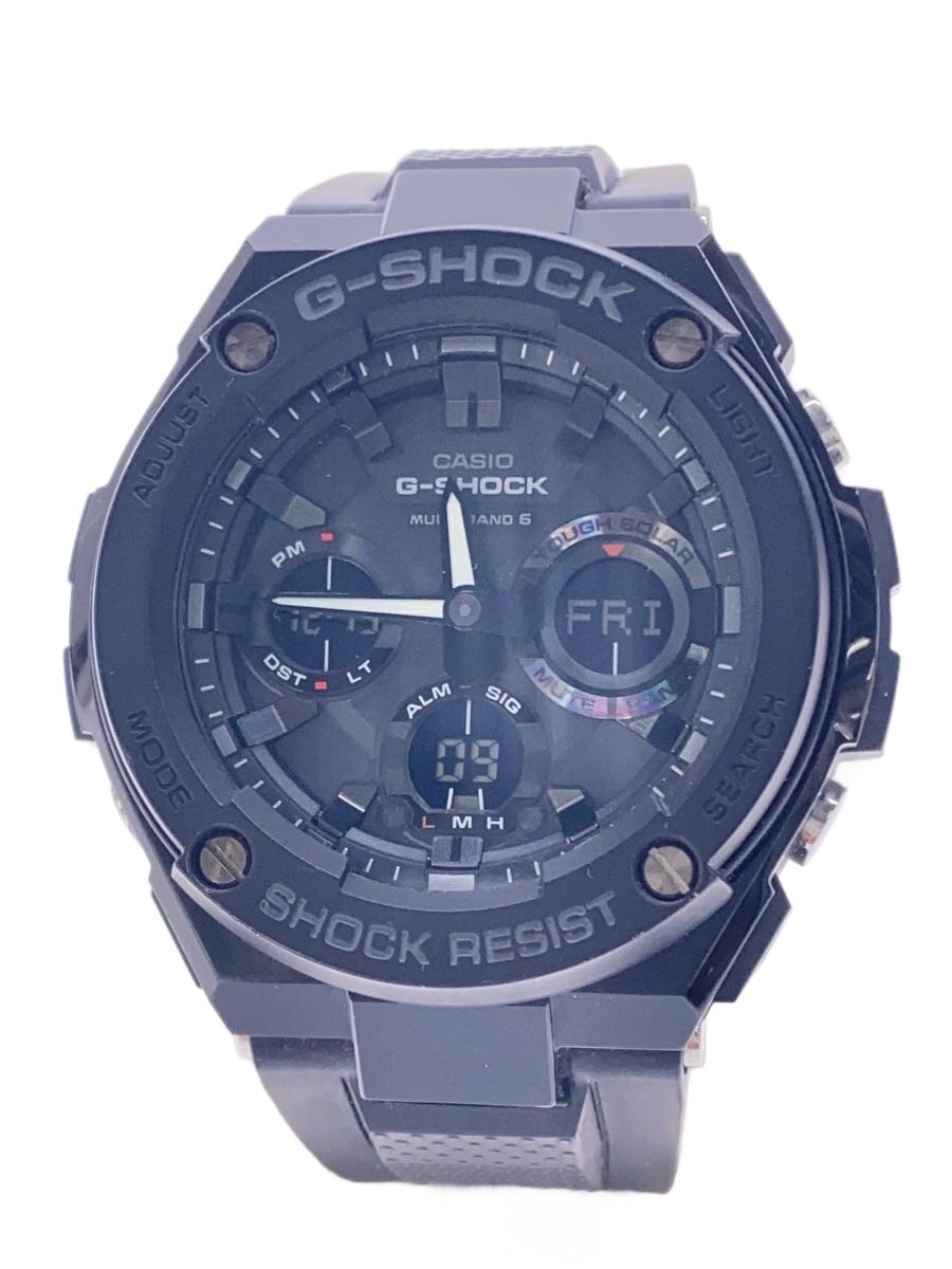 【中古】CASIO◆ソーラー腕時計・G-SHOCK/デジアナ/BLK【服飾雑貨他】｜2ｎｄ STREET 店