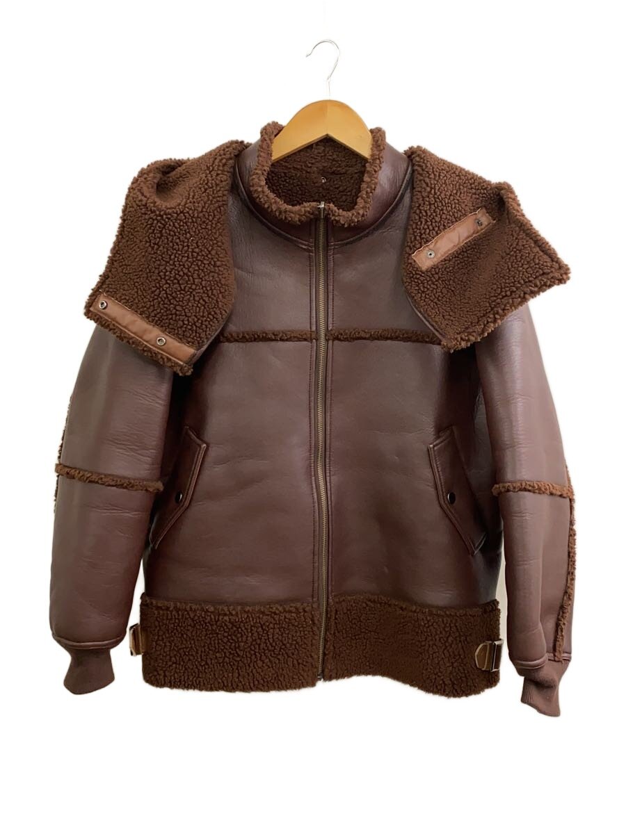 【中古】6(ROKU) BEAUTY \u0026 YOUTH UNITED ARROWS◆上衣/36/フェイクレザー/BRW/8625-151-0206【レディース御召しもの】