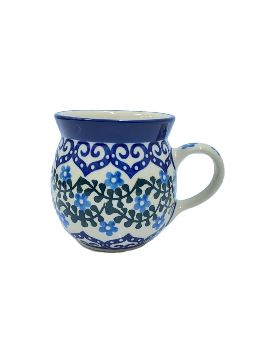 【中古】ポーリッシュポタリー/カップ/ブルー/HANDMADE IN POLAND【キッチン用品】
