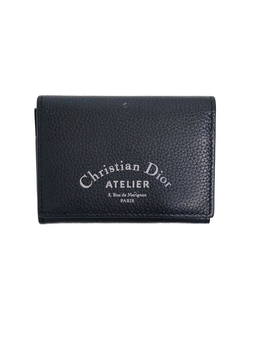 【中古】Christian Dior◆ATELIER/カードケース/レザー/ブラック/無地/メンズ/20-BO-0198【服飾雑貨他】|2nd STREET 店