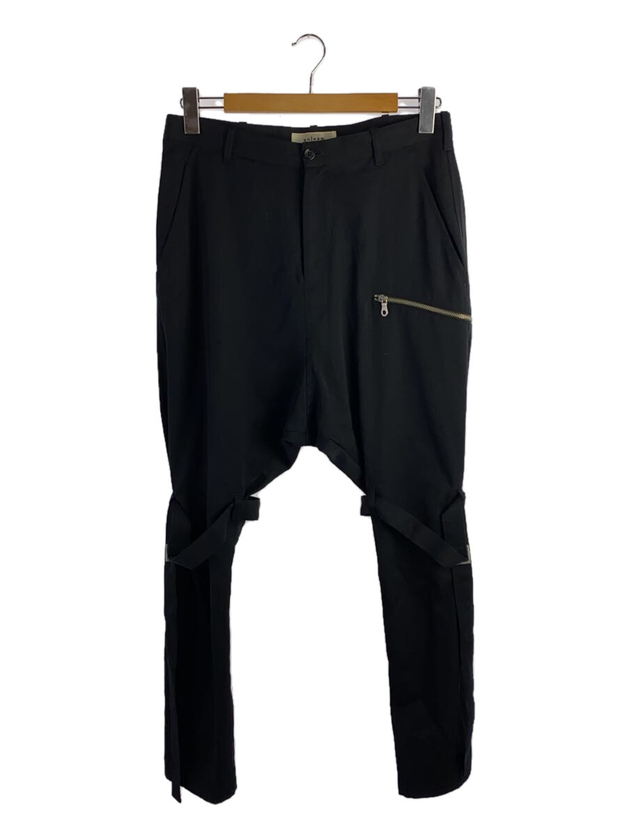 【中古】sulvam◆ボンテージロングパンツ/サルエルパンツ/M/ウール/BLK/SA-P02-100//【メンズウェア】|2nd STREET 店