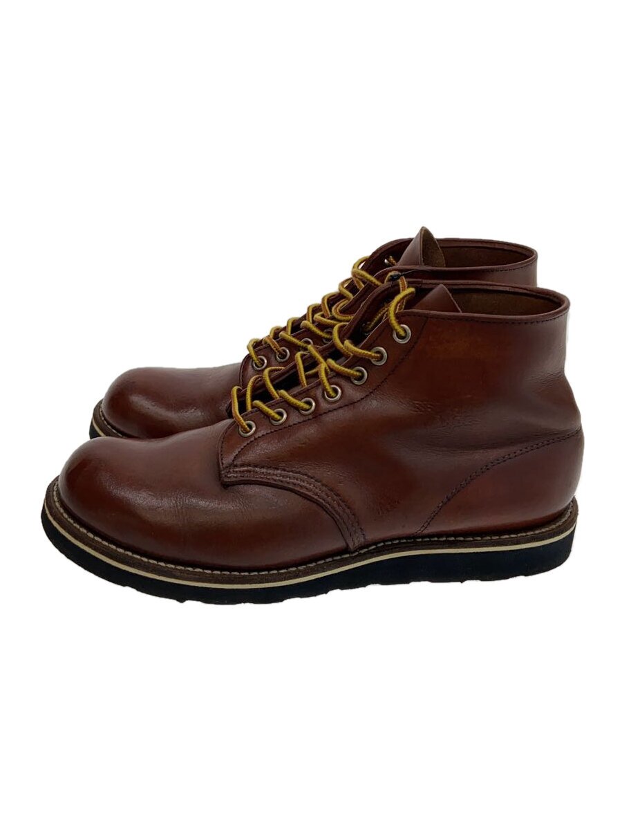 【中古】RED WING◆PLAIN TOE/プレ-ントゥブーツ/26.5cm/ブラウン/茶/9105【シューズ】｜2ｎｄ STREET 店