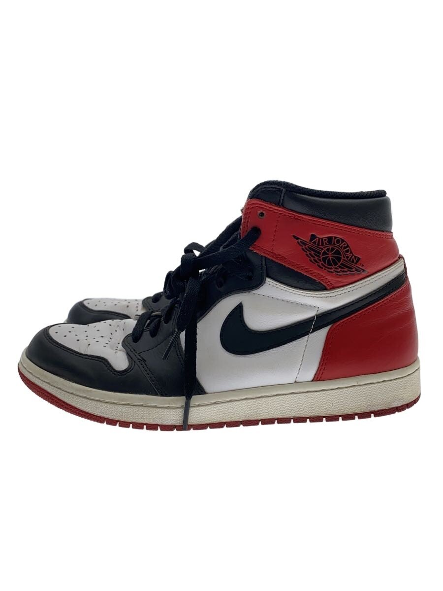 【中古】NIKE◆AIR JORDAN 1 RETRO HIGH OG/エアジョーダン1レトロハイ/白いこと/27糎/WHT【シューズ】