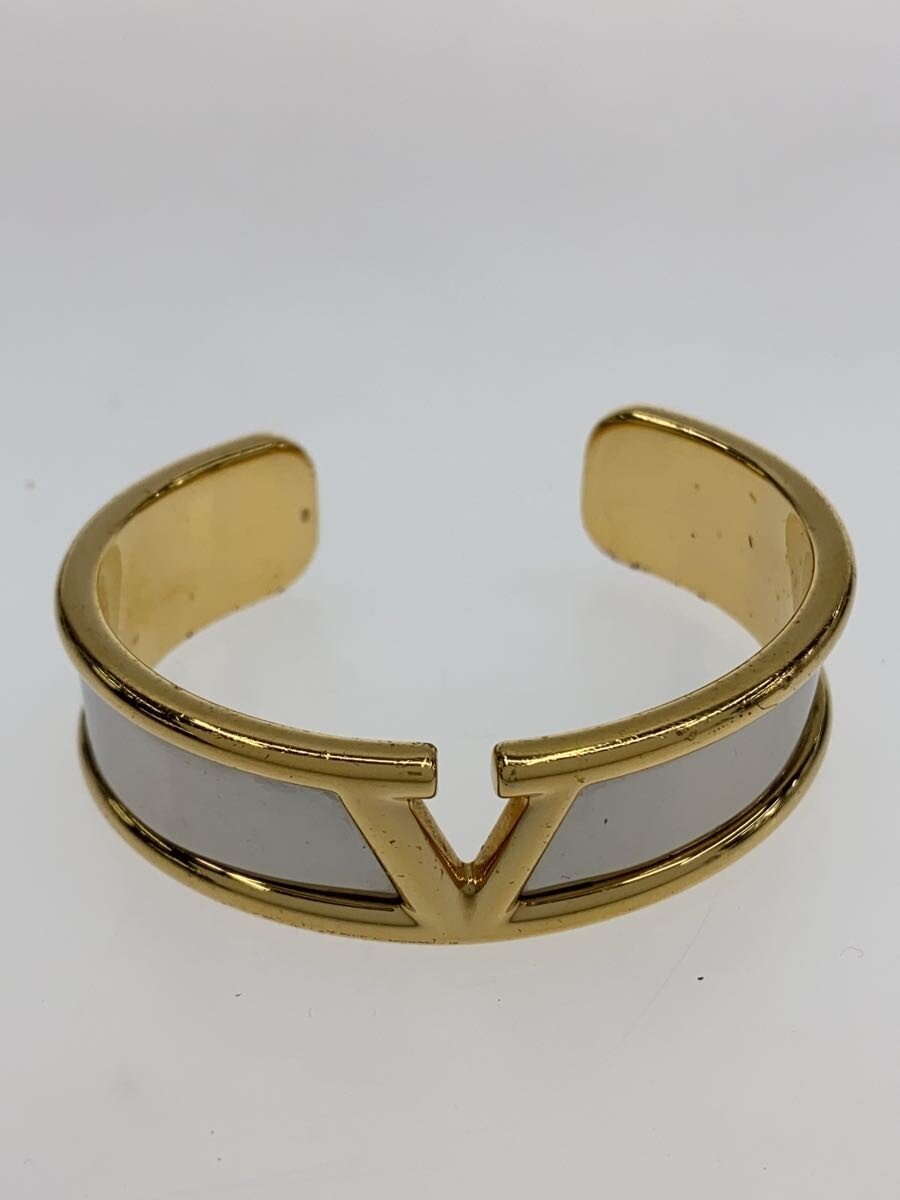 【中古】VALENTINO GARAVANI◆バングル/--/SLV×GLD/レディース/キズ有/歪みなり有【服飾雑貨他】