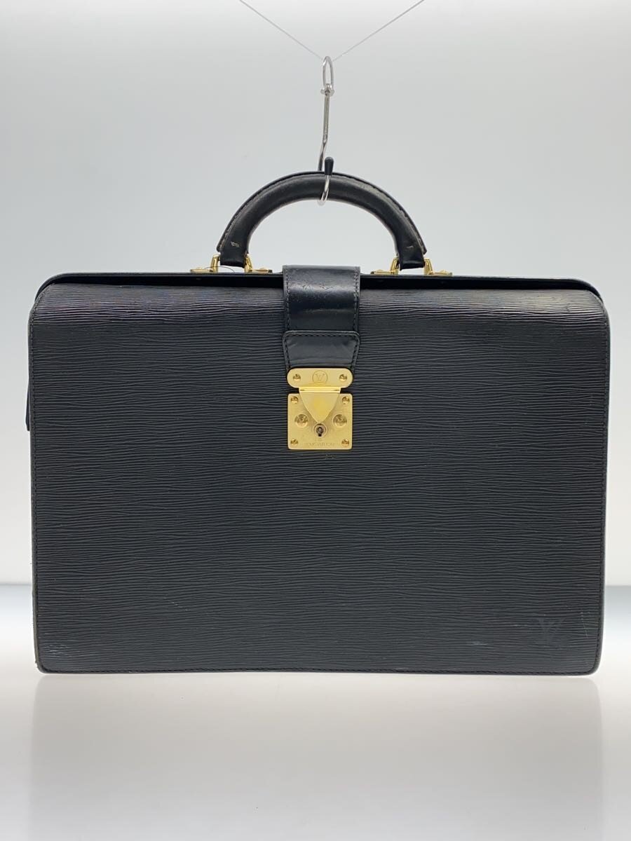 【中古】LOUIS VUITTON◆セルヴィエット・フェルモアール_エピ/レザー/BLK【バッグ】｜2ｎｄ STREET 店