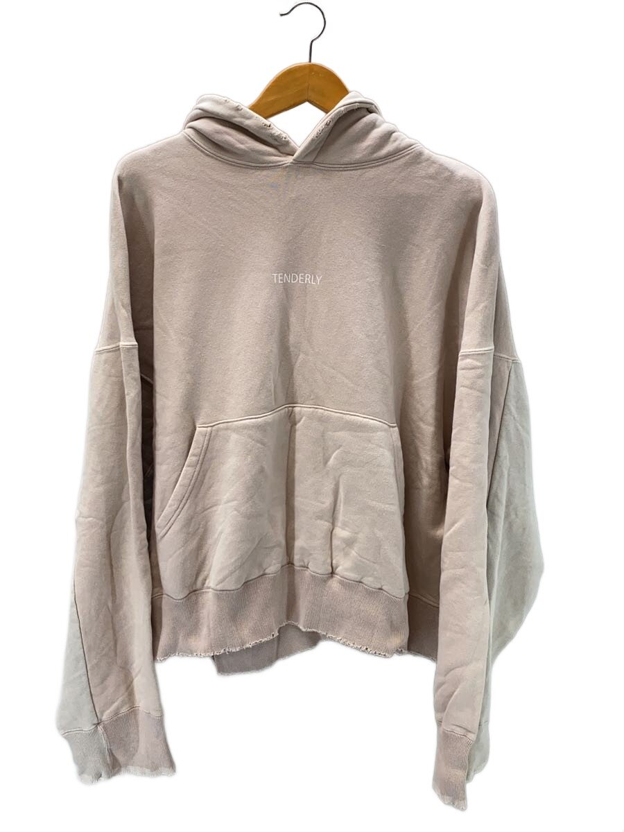【中古】stein◆oversized REBUILD SWEAT HOODED/パーカー/綿織物/BEG/ST.109【メンズウェア】