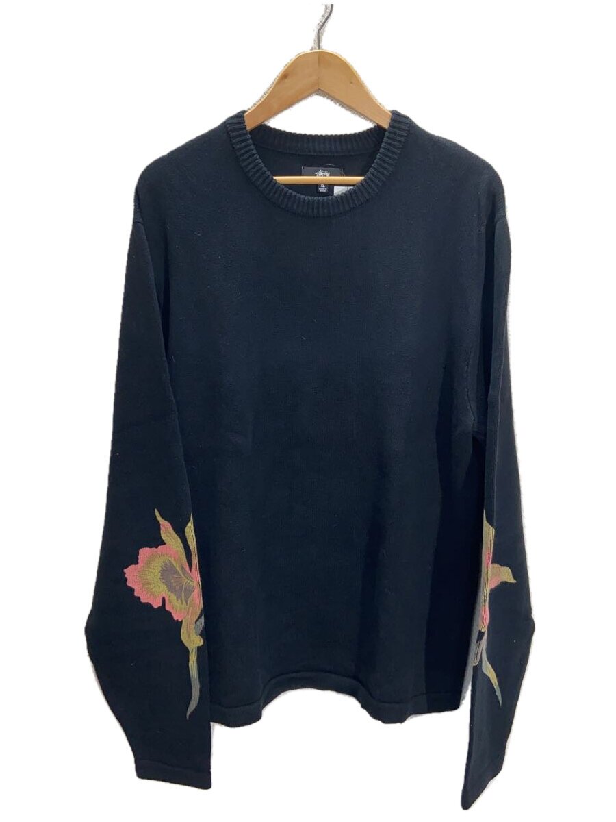 【中古】STUSSY◆ニット・セーター(厚手)/XL/コットン/BLK/117113//? NULL ?【メンズウェア】|2nd STREET 店
