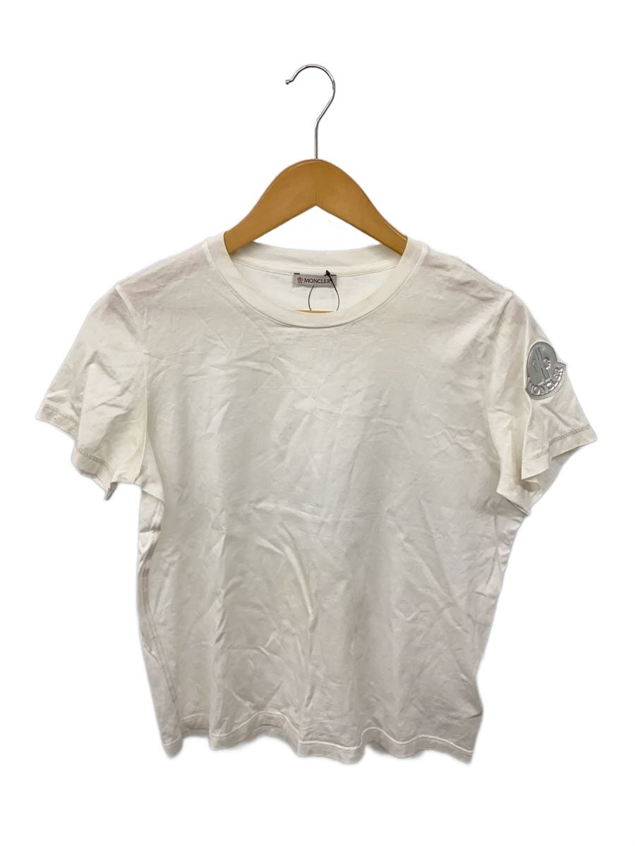 【中古】MONCLER◆プルオーバー/XS/綿織物/WHT/C-SCOM-18-1658/汚れた状態あり【レディースお召しもの】