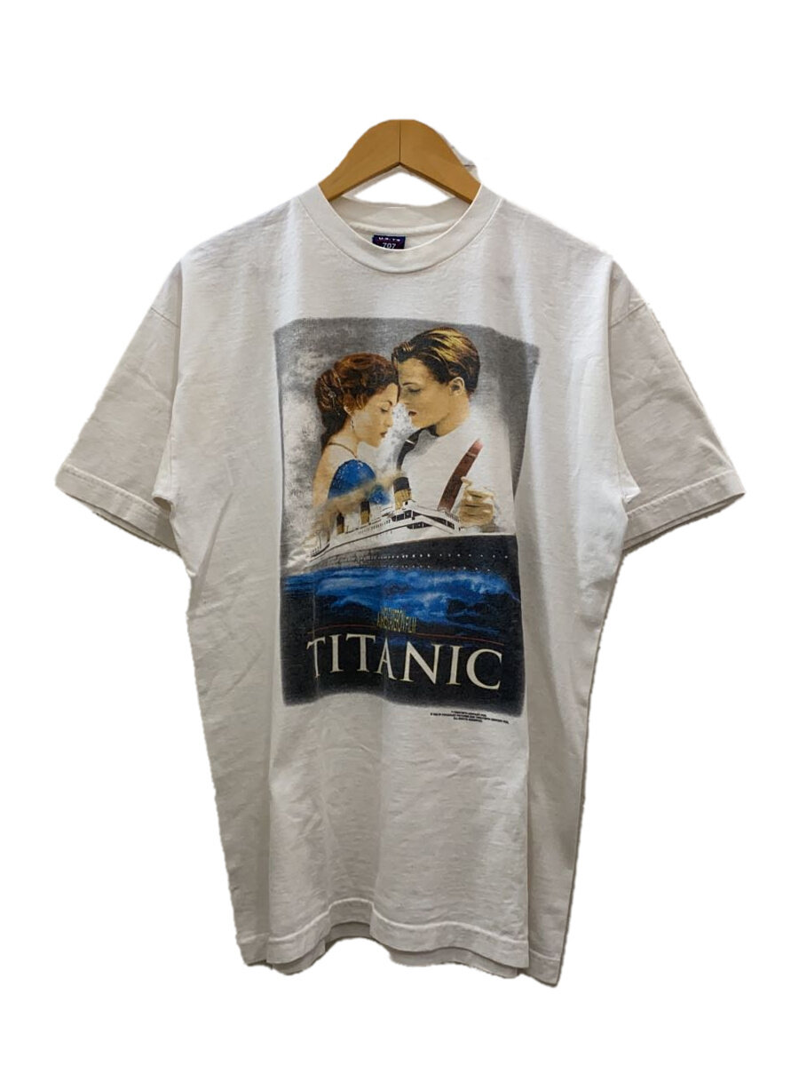 【中古】90s/タイタニック/U.S.TS/プルオーバー/L/綿織物/WHT//【メンズウェア】