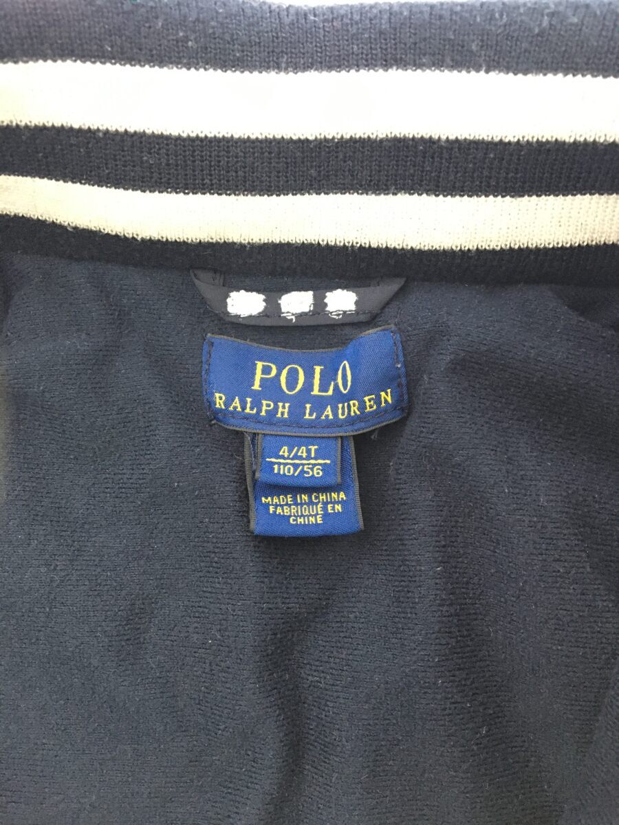 2022モデル POLO RALPH LAUREN ジャケット 110cm ポリエステル ネイビー ポロラルフローレン cmdb.md