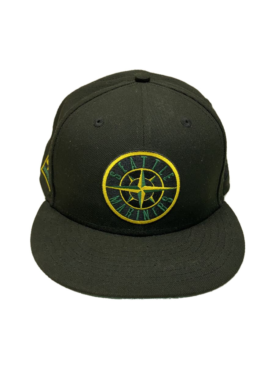 【中古】NEW ERA◆鳥打ち帽/8/ポリエステル/BLK/メンズ【服飾雑貨他】