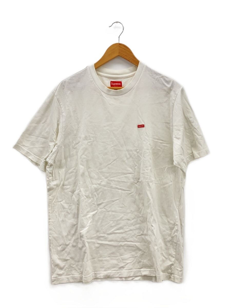 【中古】Supreme◆Small Box Logo Tee プルオーバー/L/綿織物/WHT/無地【メンズウェア】