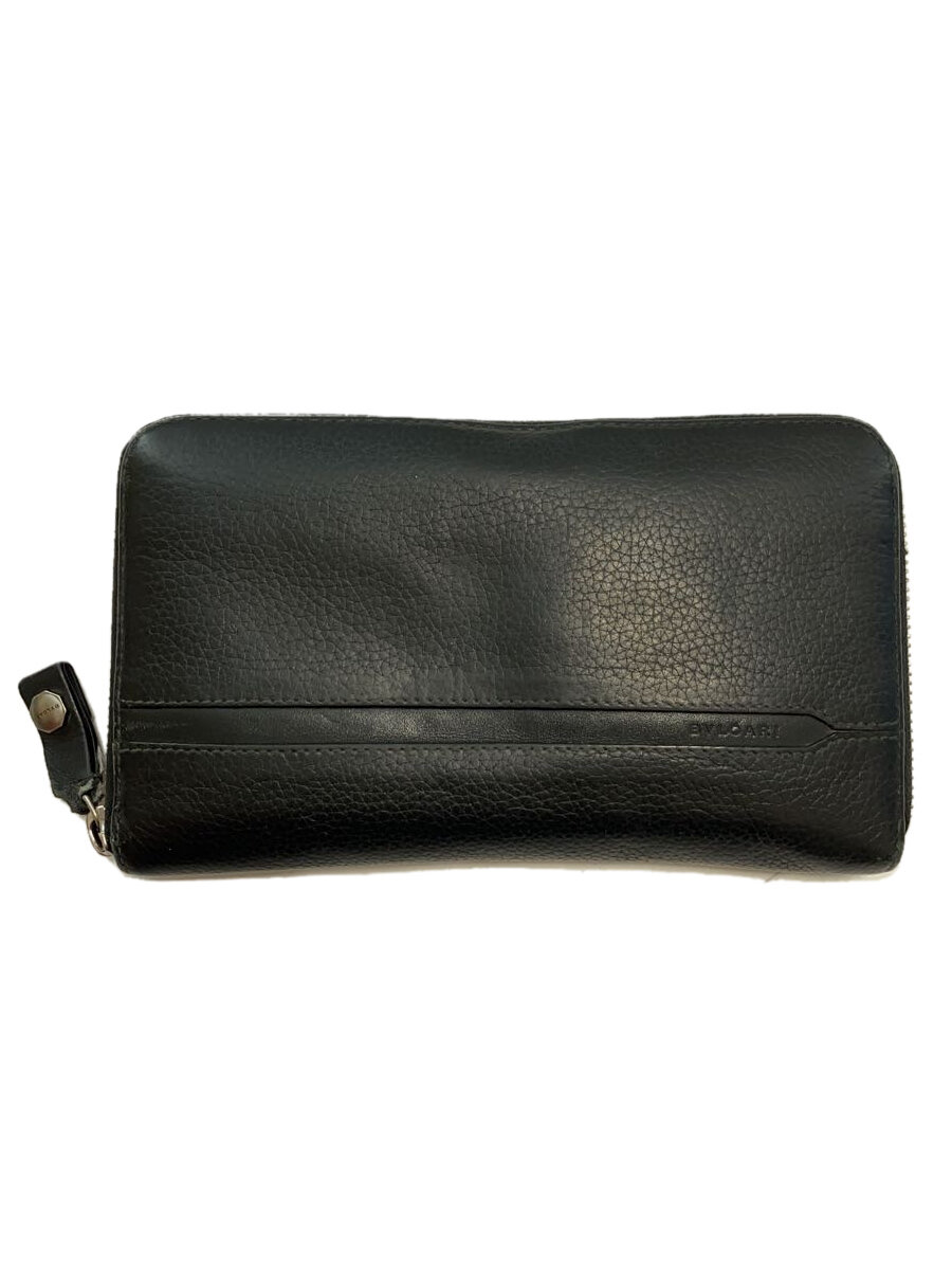 【中古】BVLGARI◆OCTO/オクト ラウンド ファスナー/長財布/レザー/ブラック/メンズ/36968/状態考慮【服飾雑貨他】|2nd STREET 店