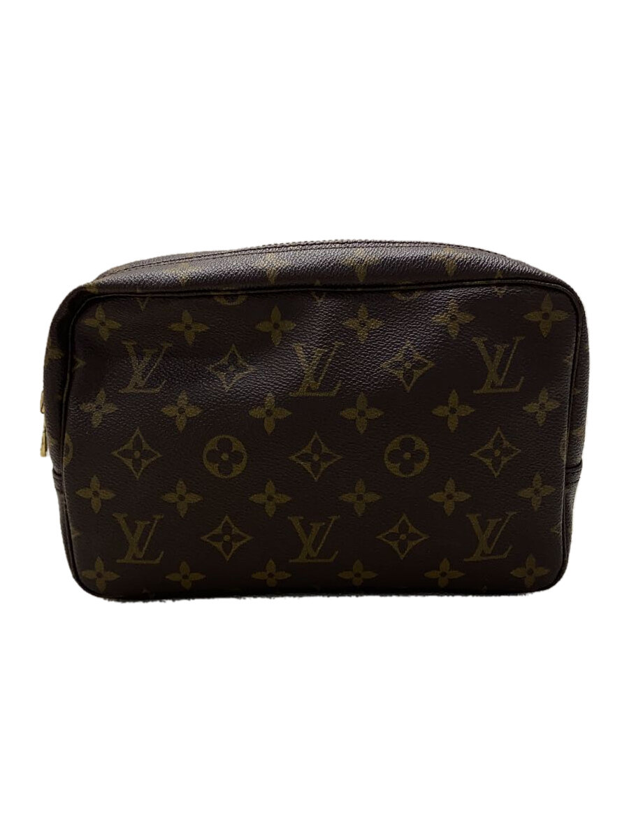【中古】LOUIS VUITTON◆ポシェット・フロランティーヌ_モノグラム・帆布_BRW/PVC/BRW【御徒面子】
