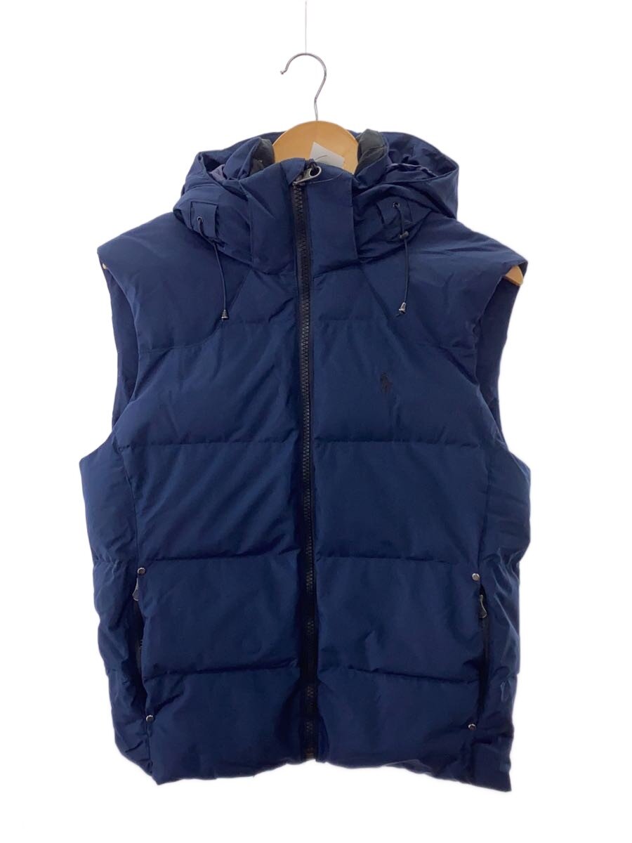 【中古】POLO RALPH LAUREN◆ダウンベスト/S/ポリエステル/NVY/無地【メンズウェア】｜2ｎｄ STREET 店
