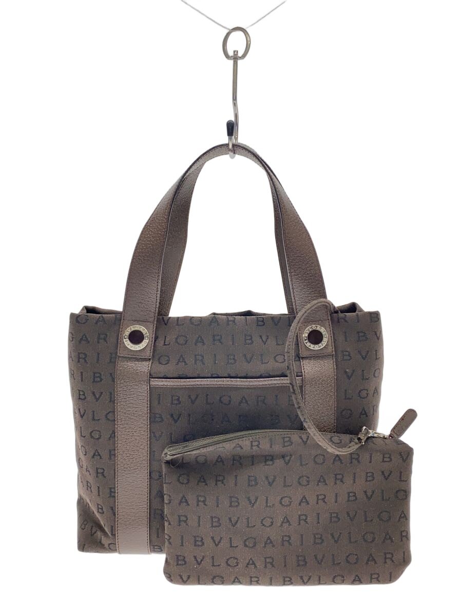 【中古】BVLGARI◆ハンドバッグ/キャンバス/BRW/ブラウン//【バッグ】|2nd STREET 店