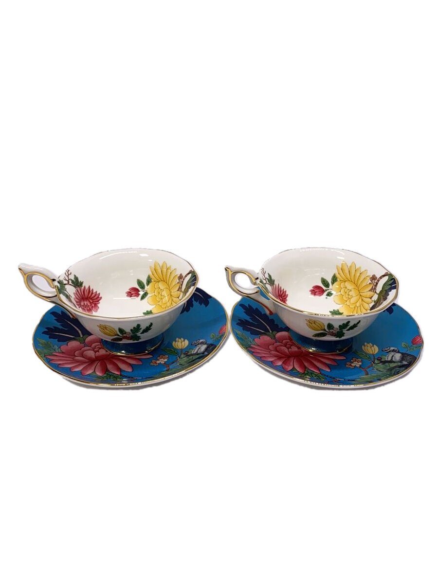 【中古】WEDGWOOD◆優勝杯\u0026平円盤/2点仕掛ける/マルチ色合い【御厨子所備品】