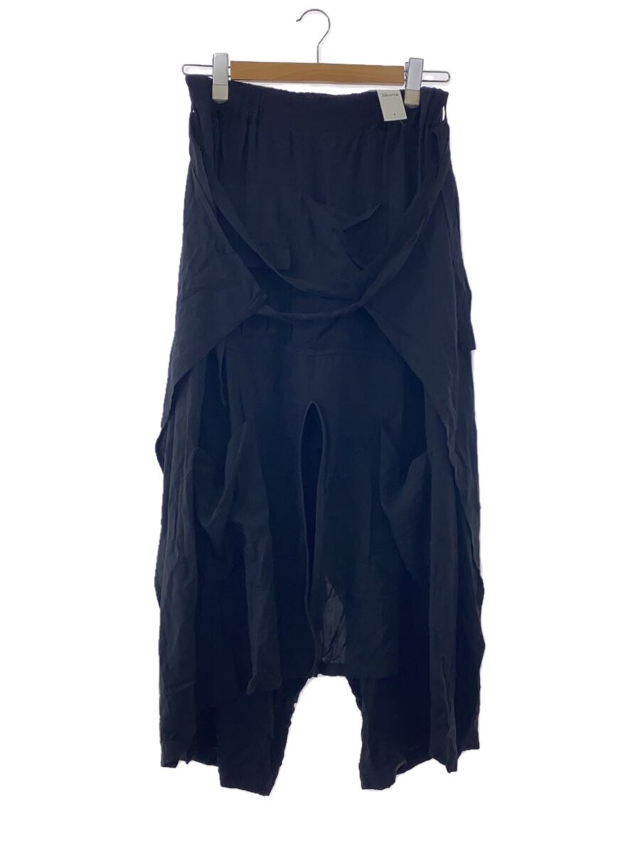 【中古】B Yohji Yamamoto◆ロングスコート/1/人絹/BLK/無地/ND-P52-203//【レディース御召しもの】