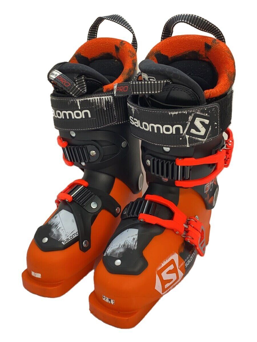 【中古】salomon◆スキーブーツ/24.5cm/ORN【スポーツ】|2nd STREET 店