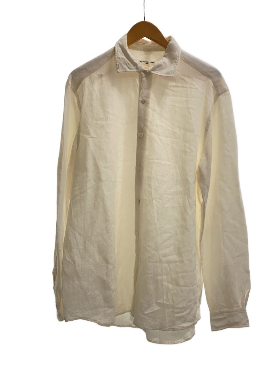 【中古】Aquellos Ojos Verdes/長袖シャツ/4/レーヨン/WHT/無地/AOV-22F-SC08-3【メンズウェア】｜2ｎｄ STREET 店