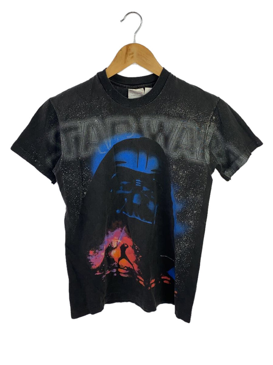 【中古】Hanes◆STAR WARS/1996/プルオーバー/L/綿織物/BLK/刷り上げる//【メンズウェア】