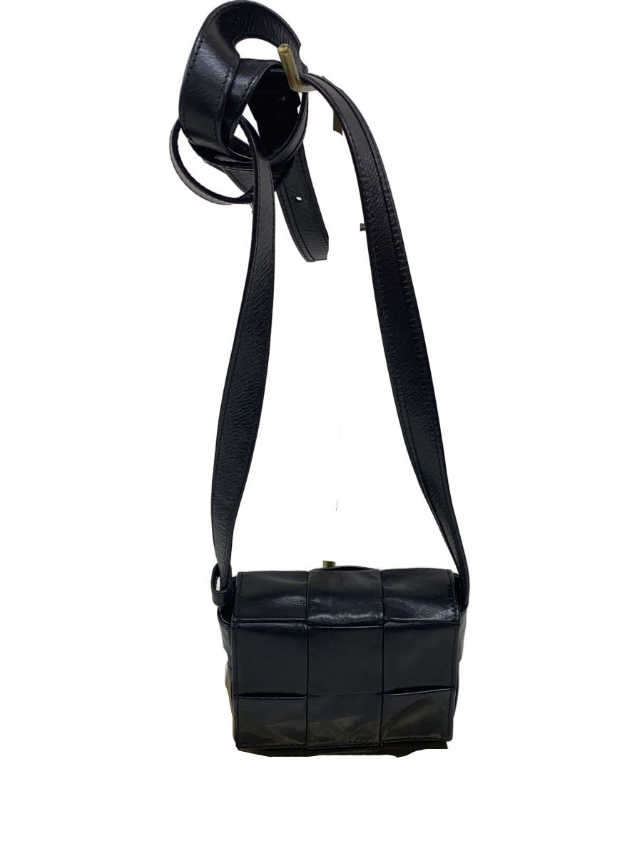 【中古】BOTTEGA VENETA◆ショルダーバッグ/レザー/BLK【バッグ】|2nd STREET 店