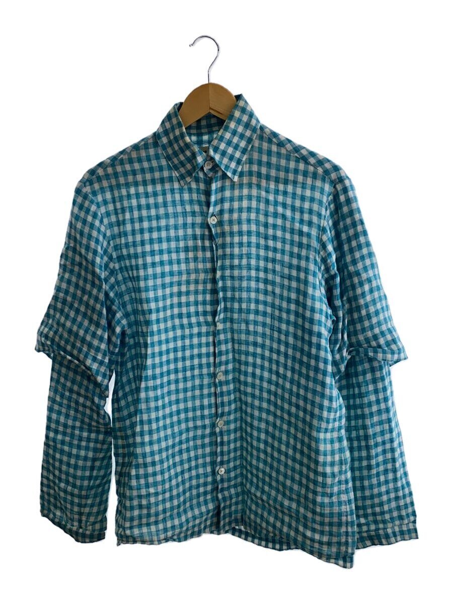 【中古】CAMISAS MANOLO/長袖シャツ/44/--/GRN/ギンガムCK【メンズウェア】|2nd STREET 店