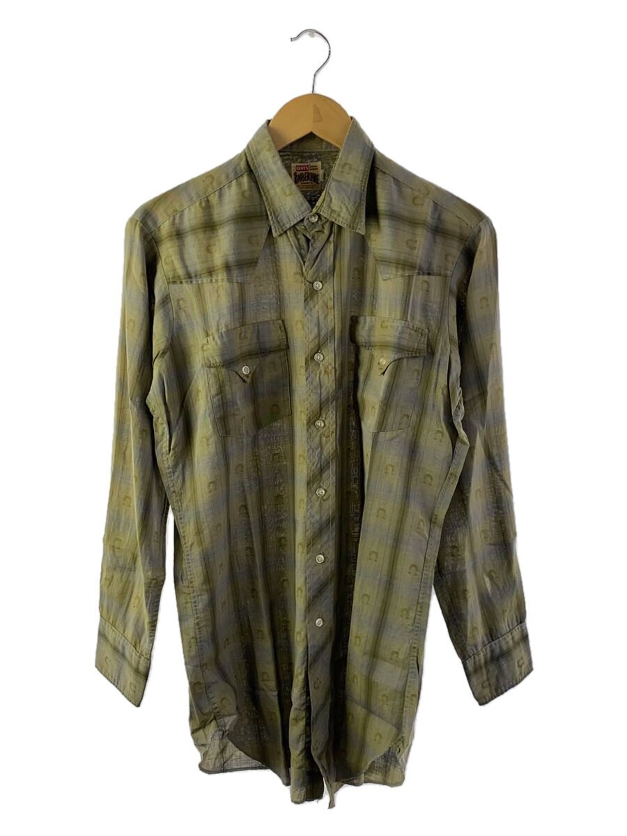 【中古】Levi’s◆60s/TIMBERLINE SHIRT/ウェスタンシャツ/長袖プルオーバー/15.5/--/KHK/読み合わせる【メンズウェア】
