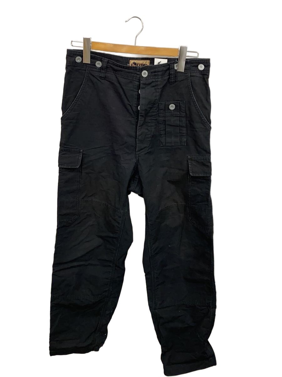 【中古】Nigel Cabourn◆カーゴパンツ/30/綿織物/BLK/80341350002【メンズウェア】