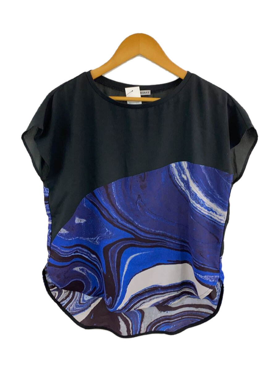 【中古】ISSEY MIYAKE◆ノースリーブカットソー/2/--/BLK/IM63FJ030/ビー玉柄/? NULL ?【レディース御召しもの】