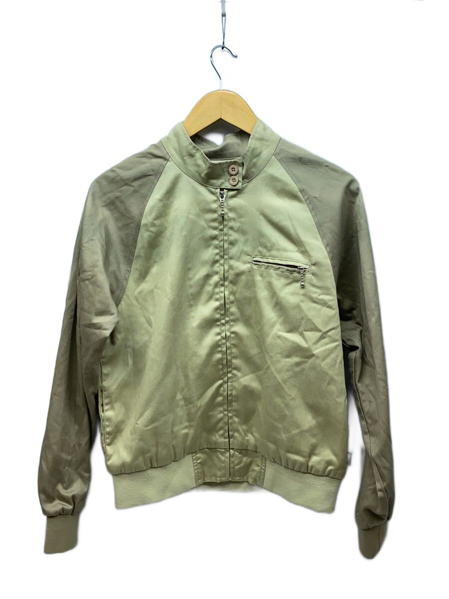 【中古】STUSSY◆22SS/ツートーンハリントンジャケット/ミリタリー上衣/S/ポリエステル/BEG【レディース御召しもの】