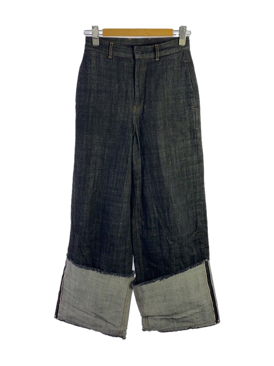 【中古】LIVINGTONE◆ワイドパンツ/38/コットン/BLK/LT-DOLK-06【レディースウェア】｜2ｎｄ STREET 店
