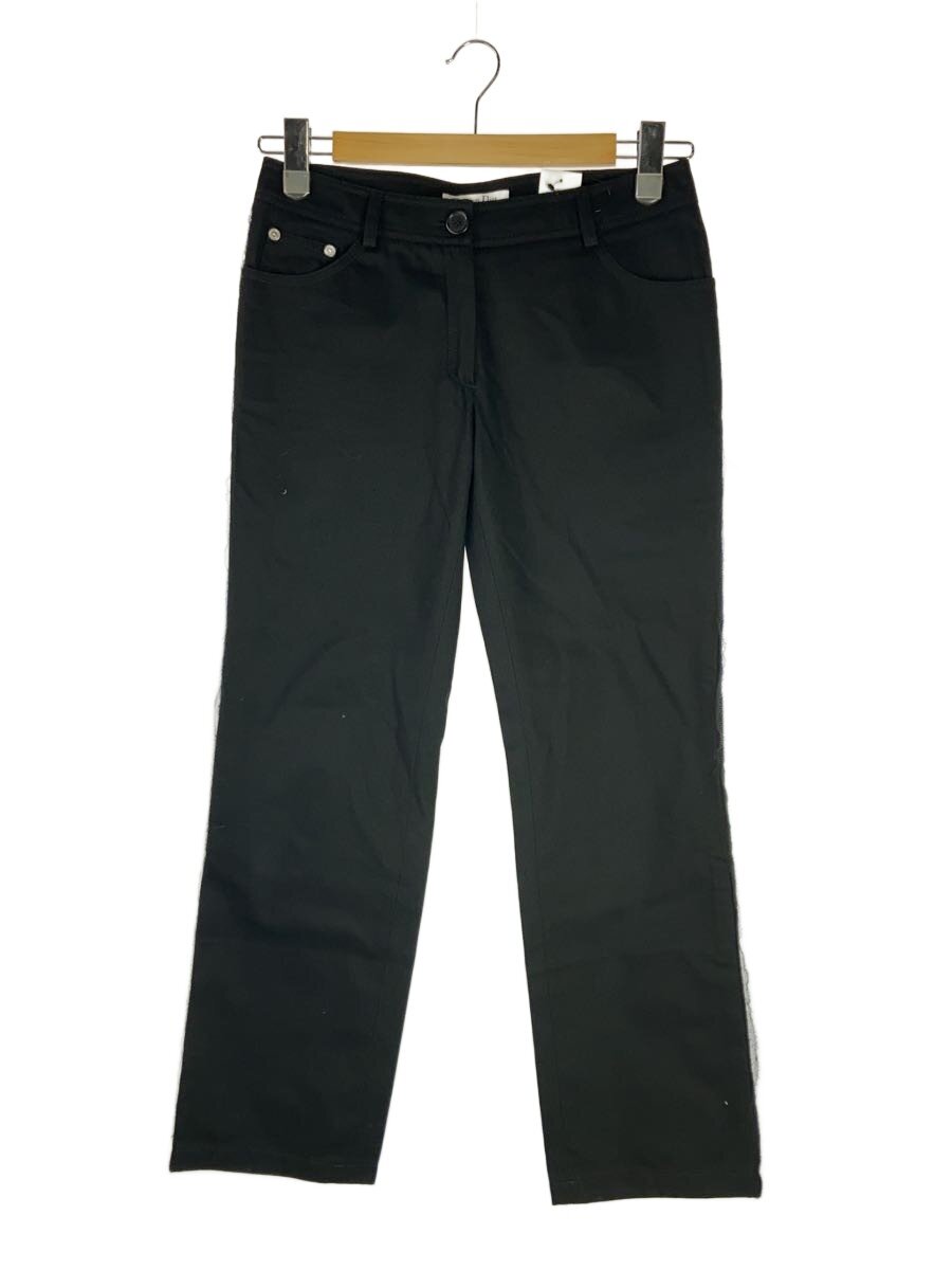 【中古】Christian Dior◆サイドベロアガーゼ/ポケットDステッチ/ボトム/36/コットン/BLK【レディースウェア】｜2ｎｄ STREET 店