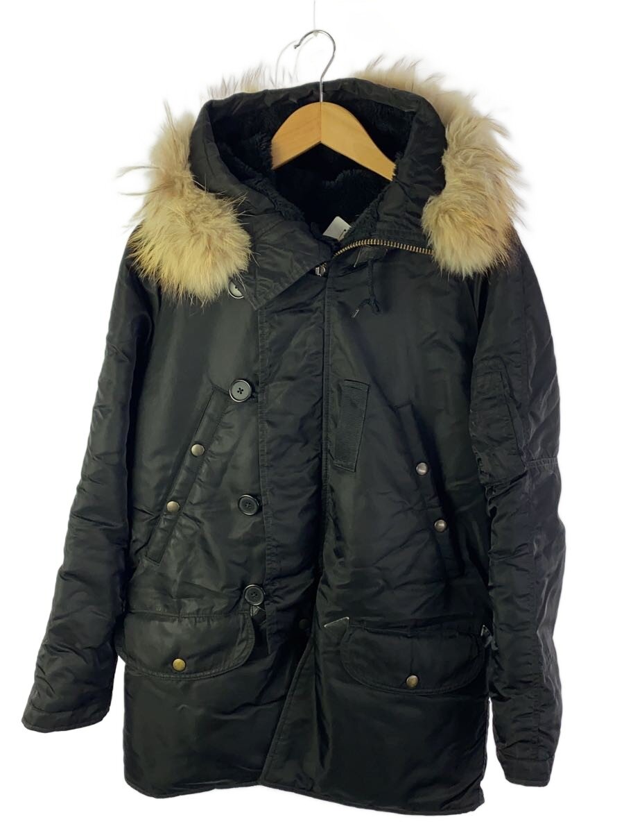 【中古】AVIREX◆N-3B/フライトジャケット/M/ナイロン/BLK/6152195【メンズウェア】｜2ｎｄ STREET 店