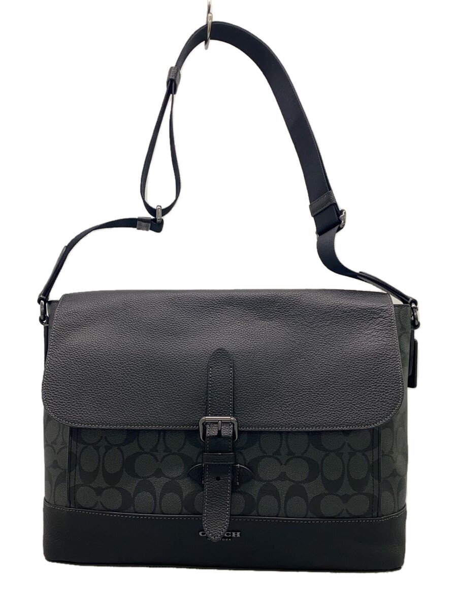 【中古】COACH◆ショルダーバッグ/レザー/BLK/無地/CB842【バッグ】|2nd STREET 店