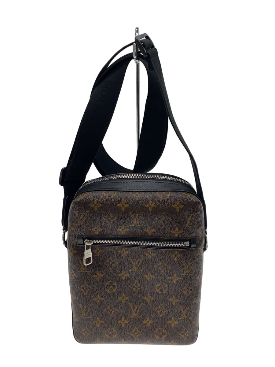 【中古】LOUIS VUITTON◆トゥー受け答えPM_モノグラム・マカサー/PVC/BRW【御徒面子】