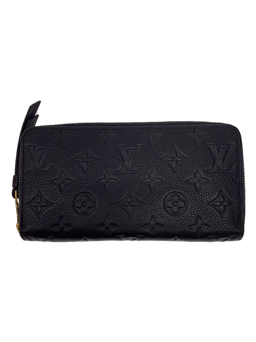 【中古】LOUIS VUITTON◆ジッピー・ウォレット_モノグラム・アン工業プラント/牛皮/BLK/レディース//【服飾雑貨他】
