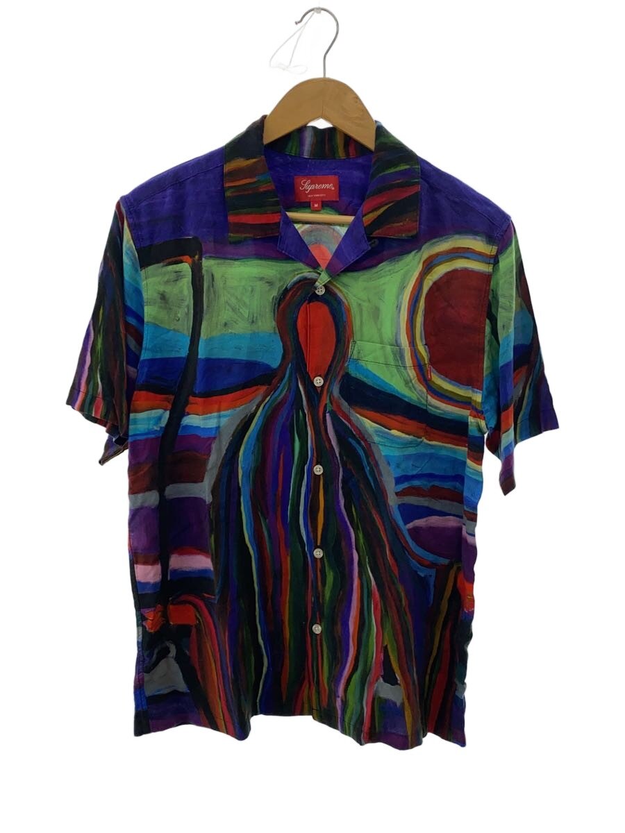 【中古】Supreme◆半袖プルオーバー/M/人絹/総柄【メンズウェア】